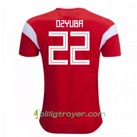 Billige Fotballdrakter Russland Dzyuba 22 VM 2018 Hjemmedraktsett